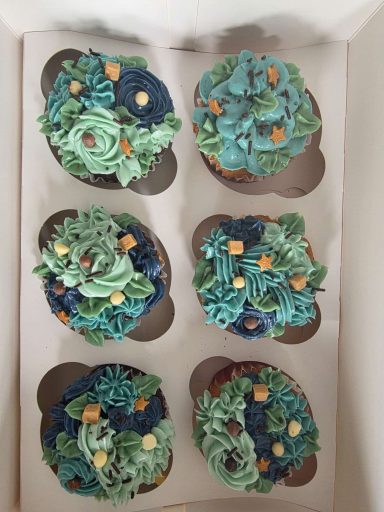 Cupcakes box of 6
