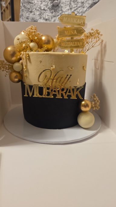 Hajj mubarak cake 