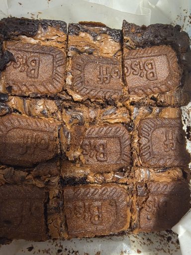 Biscoff brownies