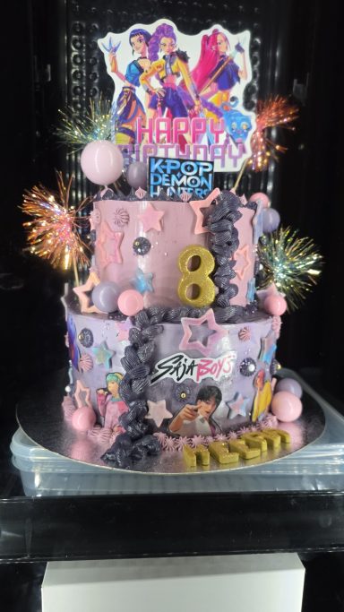 Demon hunters tiered cake
